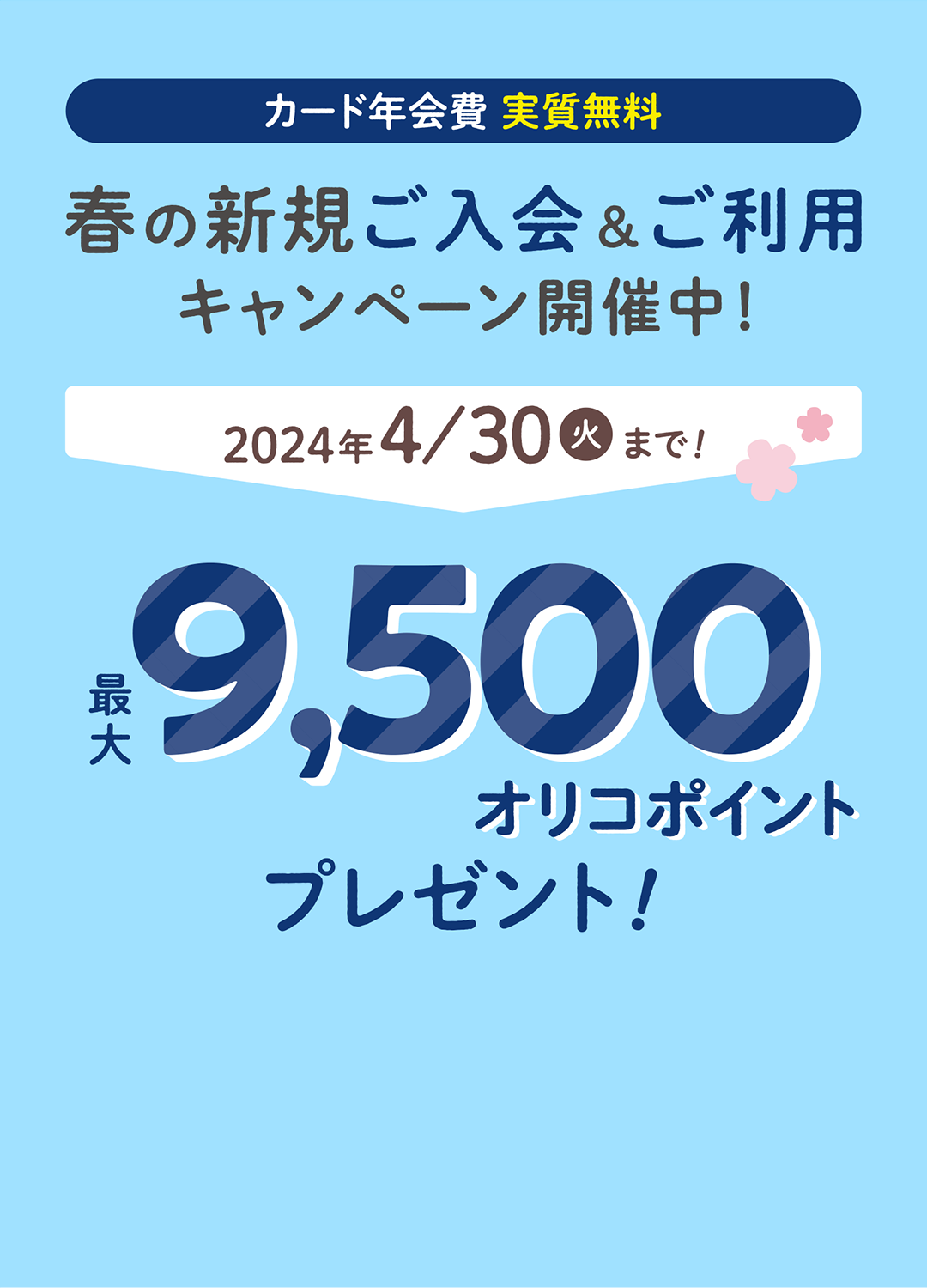 カード年会費実質無料 新規ご入会＆ご利用キャンペーン開催中！今なら最大20000円相当プレゼント